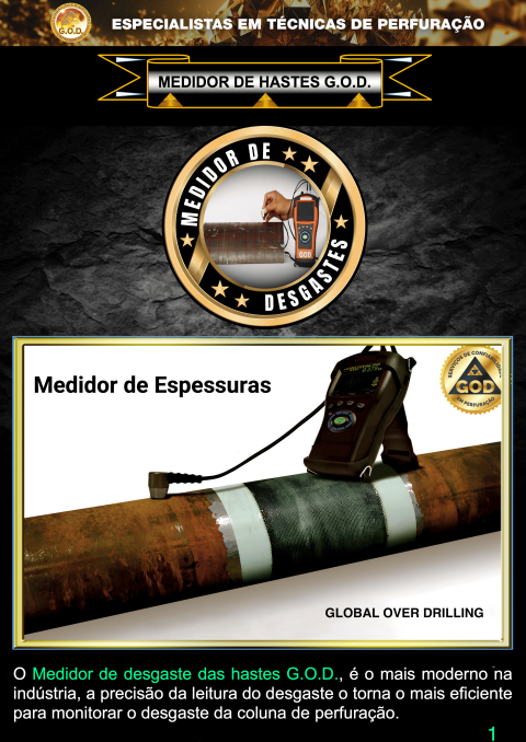 Medidor de desgaste G.O.D. portugués